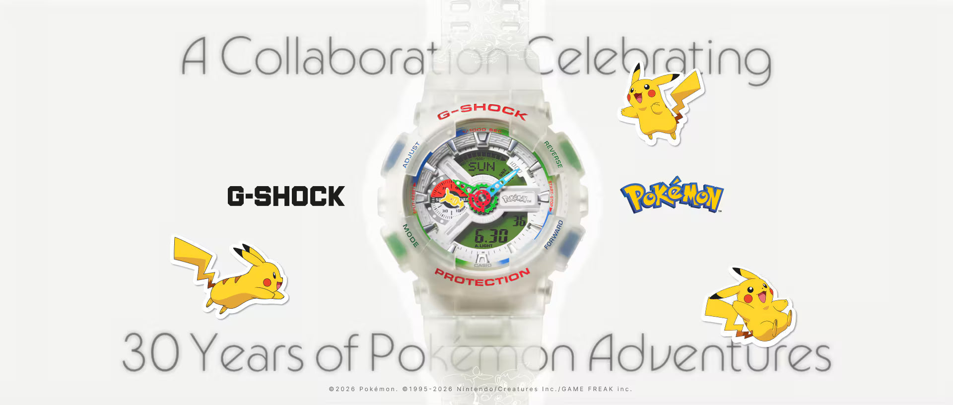 G-SHOCK x Pokémon