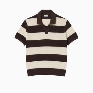 Maglione golf a righe