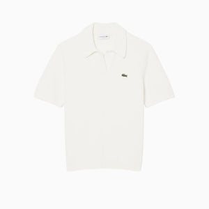 Polo in maglia bouclè