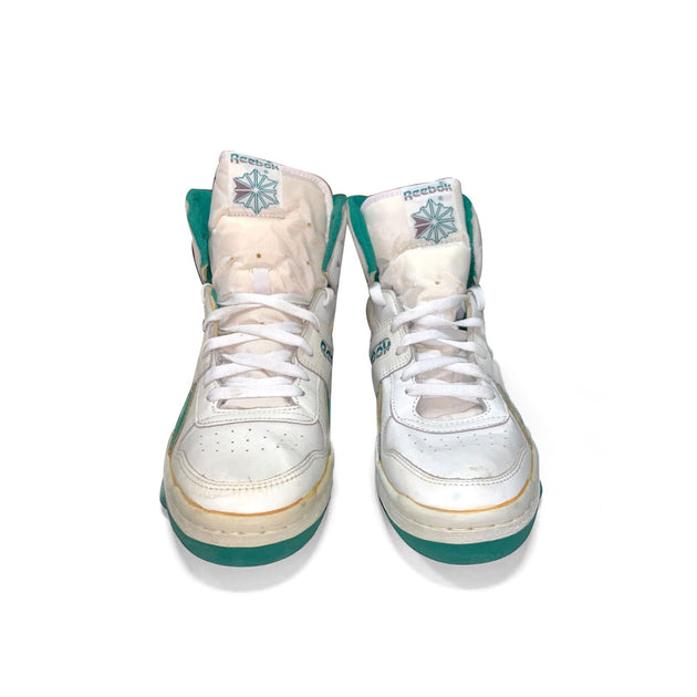 Reebok high tops 2025 80s mens green