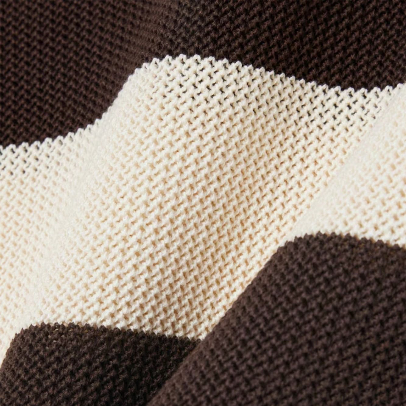 Maglione golf a righe