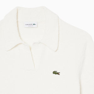 Polo in maglia bouclè