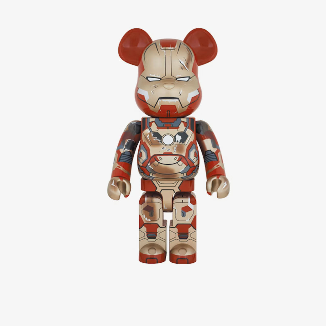 BEARBRICK X IRON MAN MARK XLII DAMAGED 1000%