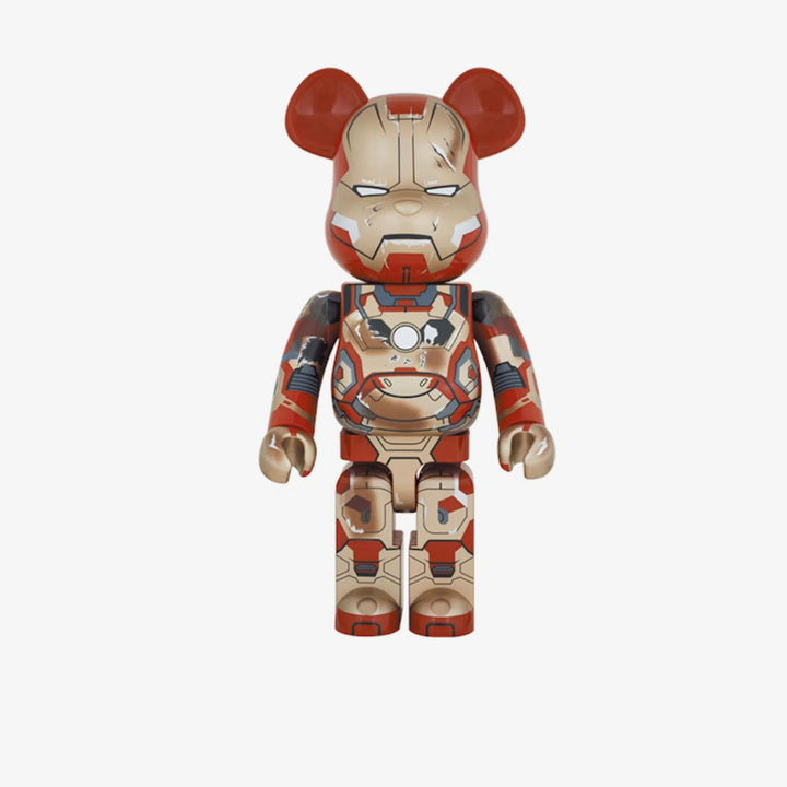 BEARBRICK X IRON MAN MARK XLII DAMAGED 1000%