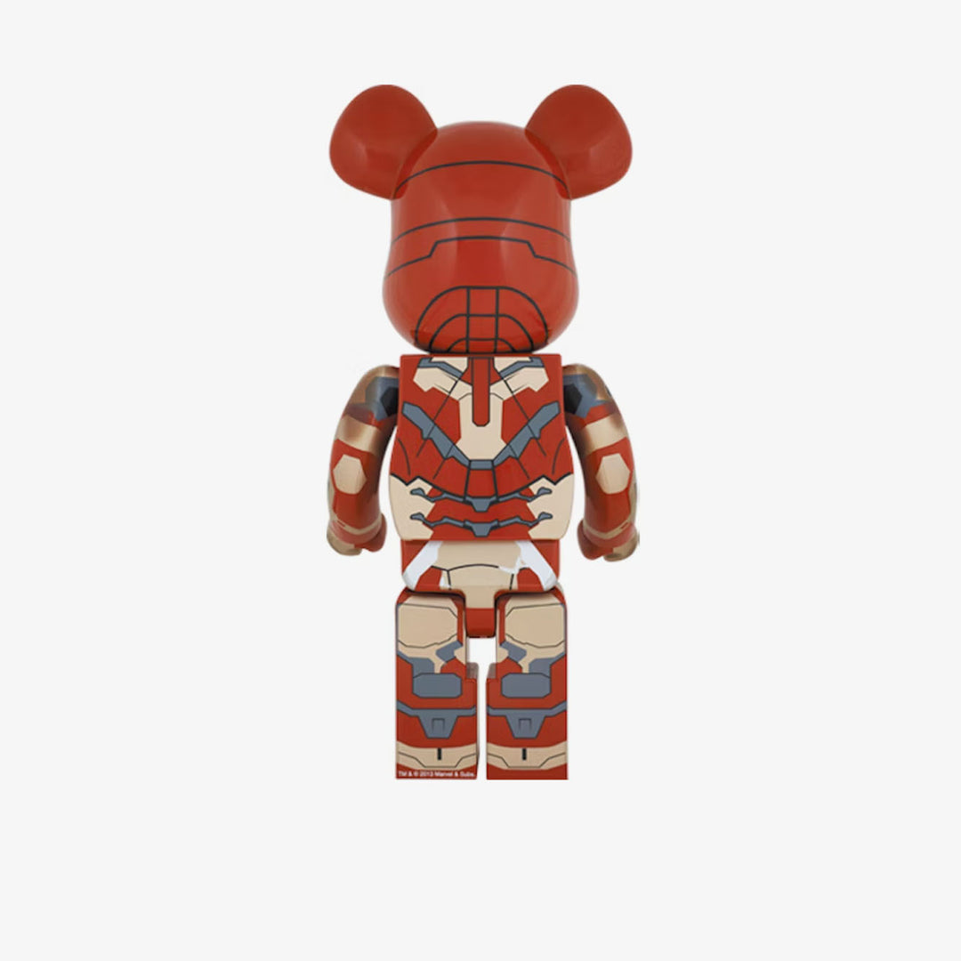 BEARBRICK X IRON MAN MARK XLII DAMAGED 1000%